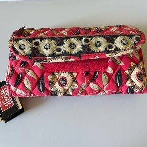 Cross body quilted clutch bag